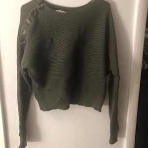 Olive green sweater